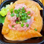 サーモンネギトロ丼(ドン丼丸)