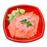 サーモンネギトロ丼(丼丸箱崎店)