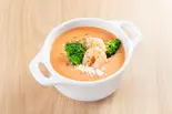えびとブロッコリーのトマトシチュウ(eat more SOUP&BREAD LUMINE町田)