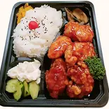 ピリ辛ソース骨なし弁当(大盛り)Spicy Sauce Boneless Karaage Bento (Large Size)（からあげのジョー千歳船橋）