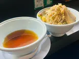 【7/15(水)〜7/20(月)今週の二郎系】冷たいそばつゆで食べる二郎系つけ麺 豚1枚 肉4個（らーめん三極志）