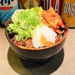ハラミ＆カルビ丼三種盛り200g（炭火焼鳥 炭火屋一）