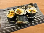 【ピリ辛お肉が好き？】ピリ辛焼き豚の -ビビンバキンパ-（至福のキンパ）