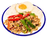Gapao Rice Set (ガパオライスセット)（インドレストラン ニューカリカ 東中野店）