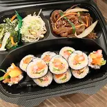 【当店人気NO.2】チーズキンパセット 치즈김밥도시락（韓国料理 らみ2797）