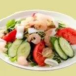 シーフードサラダ(Seafood salad)（SAKURA インド＆ネパール レストラン）