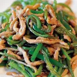 ピーマンと肉細切り炒め 青椒肉丝（人間煙火）