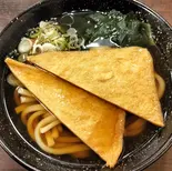 冷やしぶっかけきつねうどん（そばの陣）