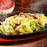 豚からし味噌 1人前（博多名物！旨辛鉄板焼肉 中洲亭 なんば店）