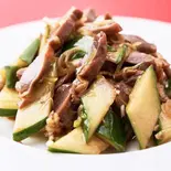砂ずりとキュウリの和え物 Gizzard and Cucumber Appetizer（本格中国料理 龍華軒）