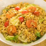 タイ風エビレタスチャーハン/Thai Ebi Lettuce Chahan(リトルナマステスパイス)
