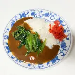 ほうれん草のカレーライス（はちみつ食堂）