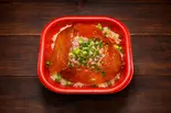 温玉とズケまぐろネギトロ丼（おおぞら丼丸東四つ木店）