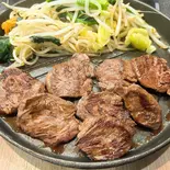 牛ハラミステーキ定食（ふくふく食堂）