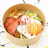 目玉焼きスパムタコライス Original Taco-rice with Fried egg& spam(しまんちゅパーラーのタコライス 本店)
