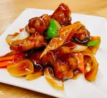 黒酢豚(中華料理 宮)
