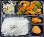 麻婆茄子弁当(香菇王)