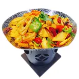 ジャガイモの汁なし鍋（串門‐創作中国料理）