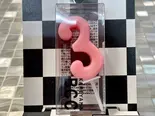 ナンバーキャンドル 「3」（コゲツ）