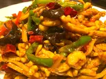 豚肉細切り甘辛炒め(御飯付き)（西安刀削麺 匠心）