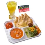 とろろチーズナン弁当＆ドリンクセ ツト~ cheese Nan box with drinks（インド＆タイ料理スマイル Indian ＆ Thai restaurant ＆Bar~Smile）