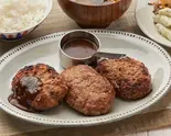 炭焼きハンバーグ3個 ランチ（米とデミグラスなんば店）