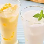 マンゴーラッシー Mango Lassi（インドネパール料理 カトマンズキッチン＆マート）