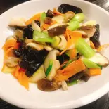 キノコ類オイスターソース炒め(养生小炒)（四季香上野店）