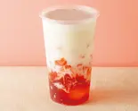 ストロベリーゼリー＆ミルク（ミルク＆ゼリー『ミルゼリッチ』 博多筑紫口2号店）