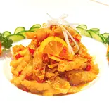 骨なしもみじの甘辛ソース和え（串門‐創作中国料理）