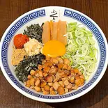 からみそまぜそば(当店人気NO.2)（からみそラーメンふくろう 伏見納屋橋店）