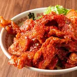 辛い肉汁丼レベル3(肉汁麺ススム 新橋店)
