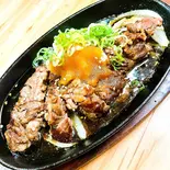 牛カルビステーキ(おろしポン酢)（GB's CAFE area1 圧倒的コスパ！！）