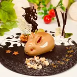 うさぎのエスプレッソパンナコッタ（大盛無料の洋食屋さん。五つ星パスタ）
