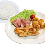 ローストビーフ＆ローズマリーチキンセット/Roast Beef ＆ Rosemary Chicken Set（ハワイアンダイニング ワイキキプラス フタゴ）
