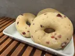 【自家製】クランベリーホワイトチョコベーグル(Creperie ユニーぷ)
