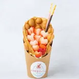【当店人気No.1】Strawberryストロベリー（SUIPARA 道頓堀ワッフル）