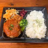 ハンバーグ弁当（いもたろう）