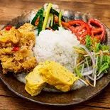 Cơm Gà Chiên Mắm 鶏の魚醤揚げご飯（かぼちゃアジアンキッチン）