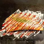 とんぺい焼き（もんじゃ居酒屋 まつぼっくり 中百舌鳥店）