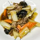 牛肉とセロリ炒め（点心楼 台北）