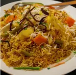 野菜ビリヤニ Veg.Biryani（インド・ネパール料理 アグニ）