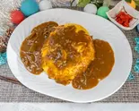 オムカレー（オムライス・オムカレー・カレーの『Minizzuderi』鶴橋店）