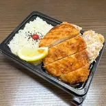 からあげ＆とんかつ弁当【からあげ2個・とんかつ1枚】（デカ盛り弁当はるき【唐揚げ弁当屋】 池袋3丁目店）