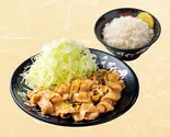 すたみな焼き定食（伝説のすた丼屋 福岡天神店）
