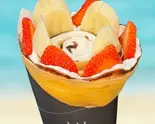 【当店人気No.3】ストロベリーチョコバナナクリーム（ALOHAクレープ）