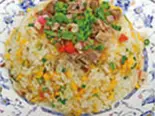 黒酢叉焼チャーハン 大盛り（客来香）