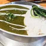 ほうれん草カレーライス Hourensou Curry Rice（ASIAN DININGサディの木）