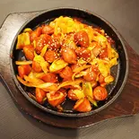 ソーセージ野菜炒め（ソウル食堂）
