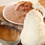 ほぼ1kgカレーセット (ルー510g+ごはん900g)(旨い男メシ!特盛がっつり食堂 博多店)